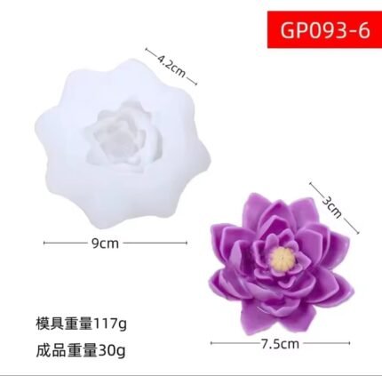 قالب شموع زهرة