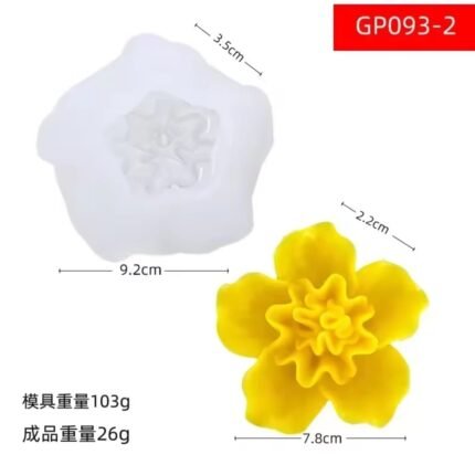 قالب شموع زهرة