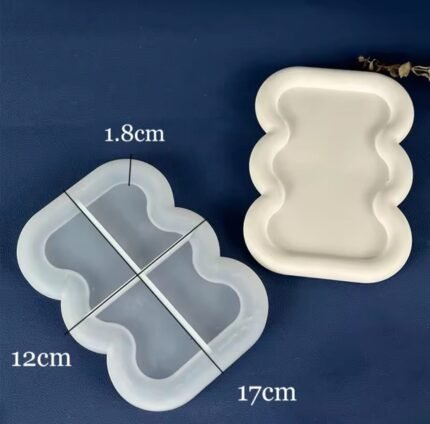 قالب طبق مستطيل زجزج