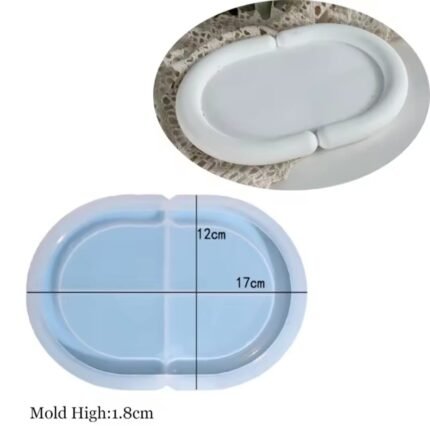 قالب طبق بيضاوي