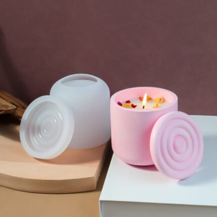 قالب علبة بغطاء لف