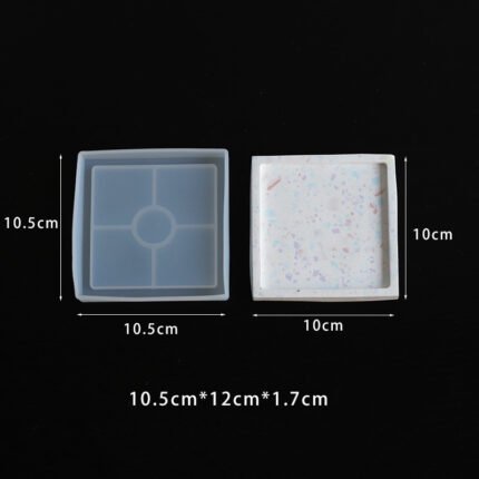 Square Letter Coaster Mold
