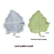 ⁦قالب كوستر ورق شجر⁩ - الصورة ⁦2⁩